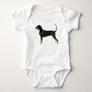 Bluetick Coonhound Basic Breed Customizable Design Baby Bodysuit