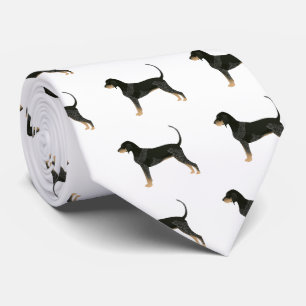 Bluetick Coonhound Basic Breed Customizable Design Neck Tie