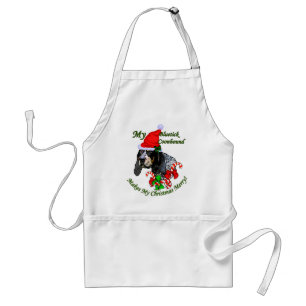 Bluetick Coonhound Christmas Gifts Adult Apron