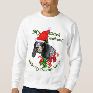 Bluetick Coonhound Christmas Gifts Sweatshirt