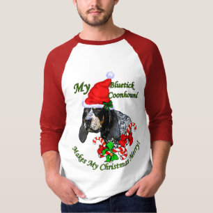 Bluetick Coonhound Christmas Gifts T-Shirt