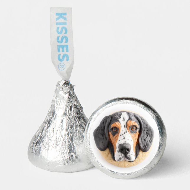 Bluetick Coonhound Dog 3D Inspired Hershey®'s Kisses® (Front)