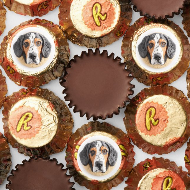 Bluetick Coonhound Dog 3D Inspired Reese's Peanut Butter Cups (Assorted)