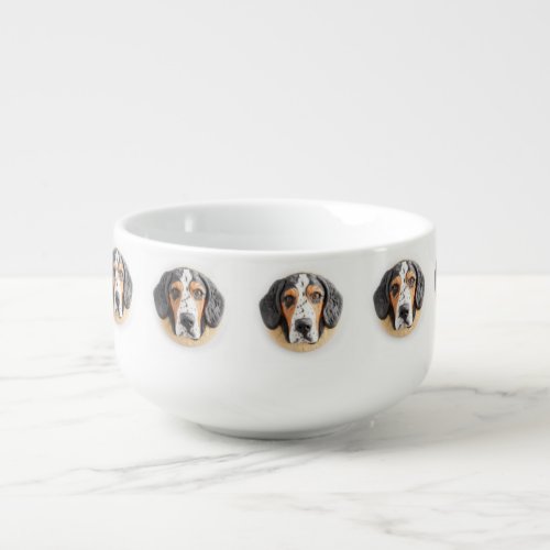 Bluetick Coonhound Dog 3D Inspired Soup Mug