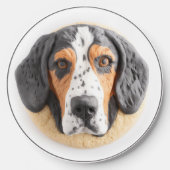 Bluetick Coonhound Dog 3D Inspired Wireless Charger (Front)
