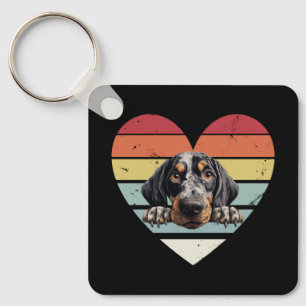 Bluetick Coonhound Dog Keychain