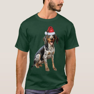 Bluetick Coonhound Dog Lover Funny Christmas T-Shirt