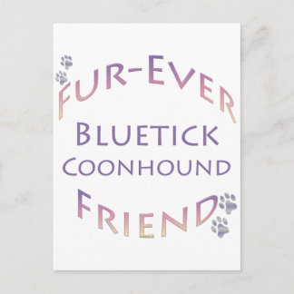 Bluetick Coonhound Furever Postcard