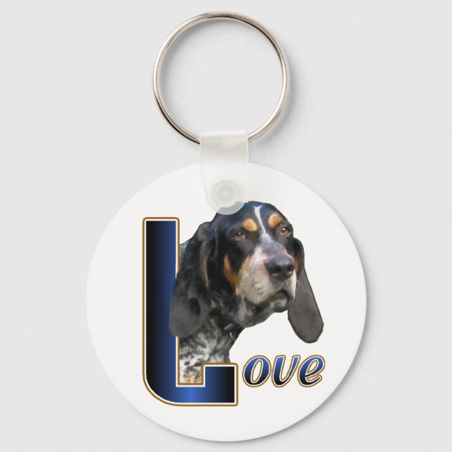 Bluetick Coonhound Gifts Keychain (Front)