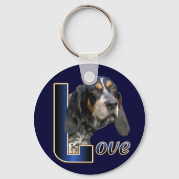 Bluetick Coonhound Gifts Keychain by DogsByDezign at Zazzle