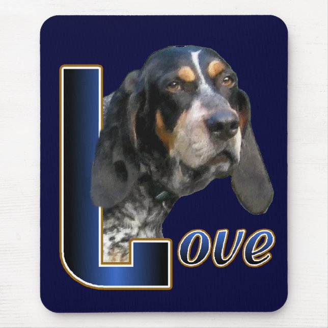 Bluetick Coonhound Gifts Mouse Pad (Front)