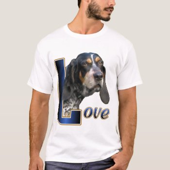 Bluetick Coonhound Gifts T-shirt by DogsByDezign at Zazzle
