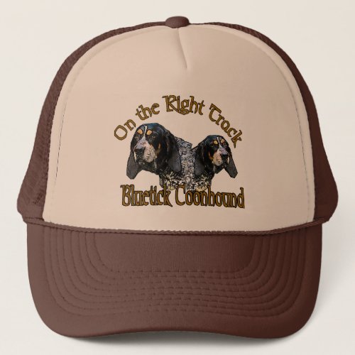 Bluetick Coonhound Gifts Trucker Hat