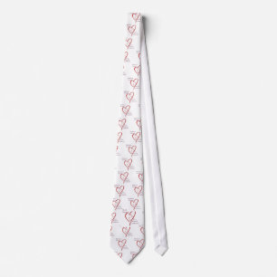 Bluetick Coonhound Heart Belongs Tie