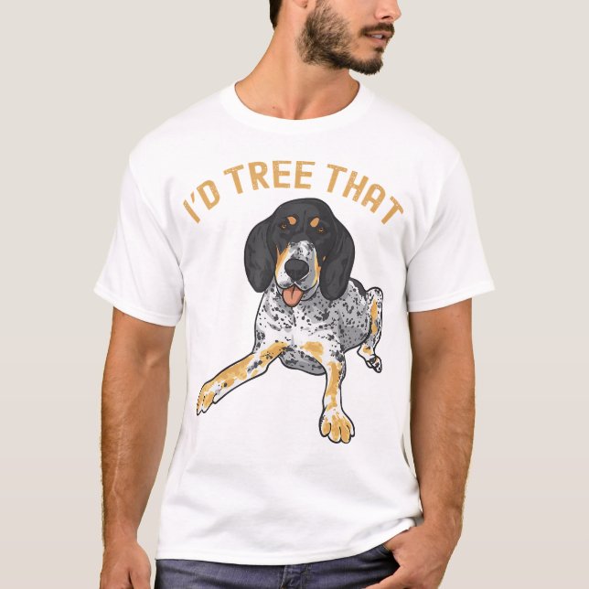 Bluetick Coonhound ID Tree That T-Shirt (Front)