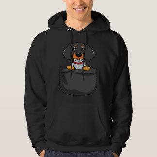 Bluetick Coonhound Mama Dad Dog in Bag Hoodie