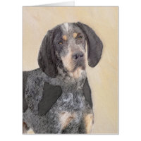 Bluetick Coonhound Painting - Cute Original Dog Ar