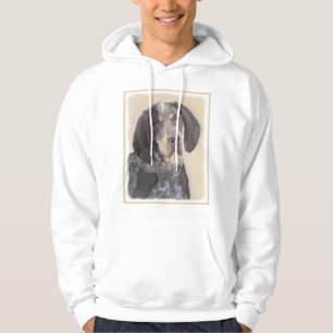 Bluetick Coonhound Painting - Cute Original Dog Ar Hoodie