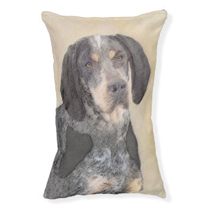 Bluetick Coonhound Painting - Cute Original Dog Ar Pet Bed