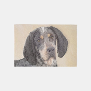 Bluetick Coonhound Painting - Cute Original Dog Ar Rug