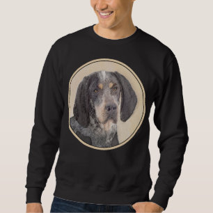 Bluetick Coonhound Painting - Cute Original Dog Ar Sweatshirt