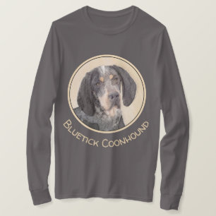 Bluetick Coonhound Painting - Cute Original Dog Ar T-Shirt