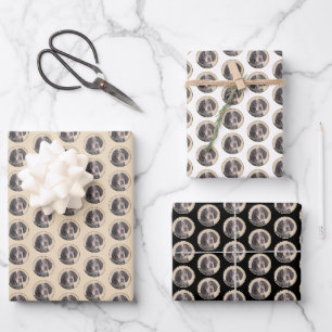Bluetick Coonhound Painting - Cute Original Dog Ar Wrapping Paper Sheets