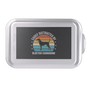 Bluetick Coonhound Retro Sunset Dog Cake Pan