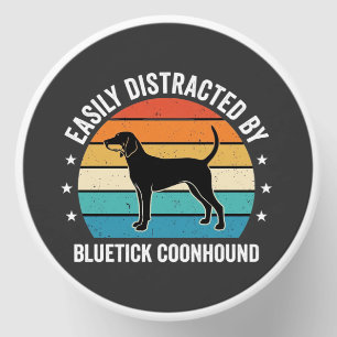 Bluetick Coonhound Retro Sunset Dog Mini Candle Favors