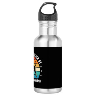Bluetick Coonhound Retro Sunset Dog Stainless Steel Water Bottle