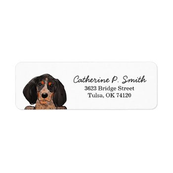 Bluetick Coonhound Return Address Label by FriendlyPets at Zazzle