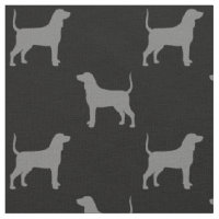 Bluetick Coonhound Silhouettes Grey and Black