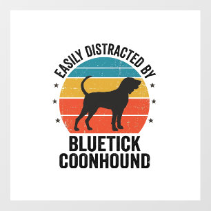 Bluetick Coonhound Vintage Dog Lover Shirt Design_ Floor Decals