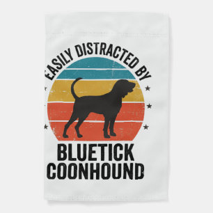 Bluetick Coonhound Vintage Dog Lover Shirt Design_ Garden Flag