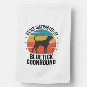 Bluetick Coonhound Vintage Dog Lover Shirt Design_ House Flag