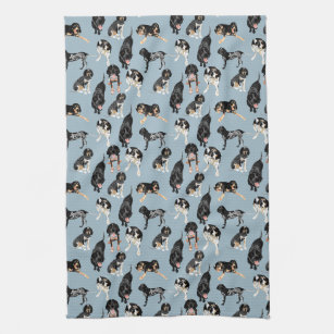 Black and Tan Coonhound Dish Towel