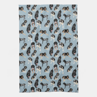 Bluetick Coonhounds Kitchen Towel
