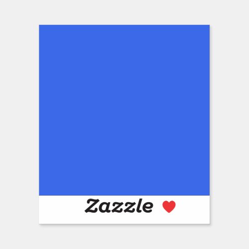 Bluetiful solid color  sticker