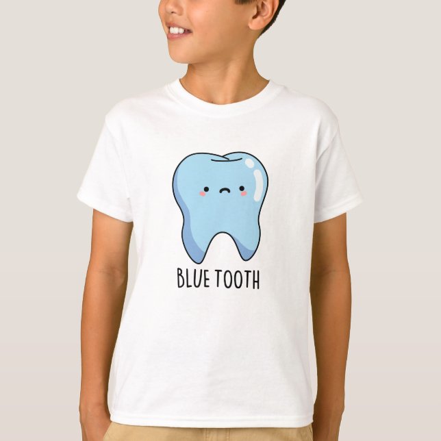 Bluetooth Funny Technical Blue Tooth Pun  T-Shirt (Front)