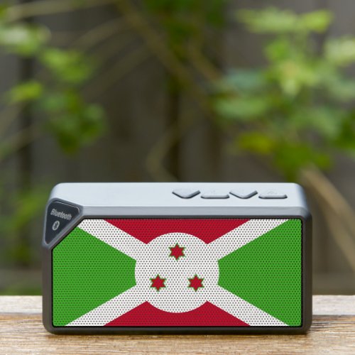 Bluetooth speakers with Burundi flag