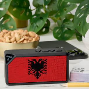 Bluetooth speakers with flag of Albania