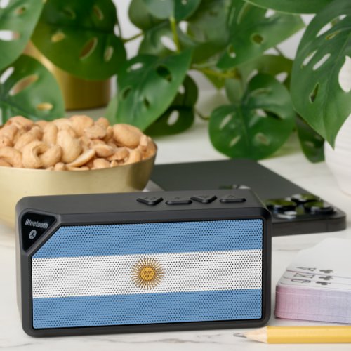 Bluetooth speakers with flag of Argentina
