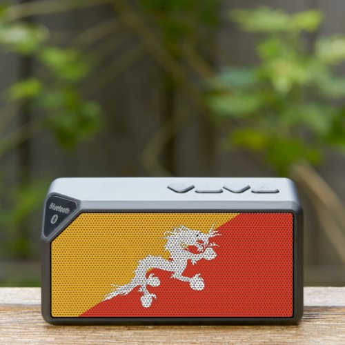 Bluetooth speakers with flag of Bhutan
