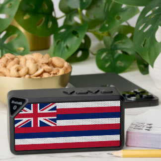 Bluetooth speakers with flag of Hawaii, USA