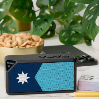 Bluetooth speakers with flag of Minnesota, USA