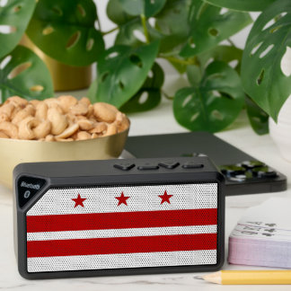 Bluetooth speakers with flag of Washington DC