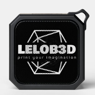 Bluetooth square speaker Lelob3D logo