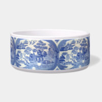 Black & White Chinoiserie Pet Bowls