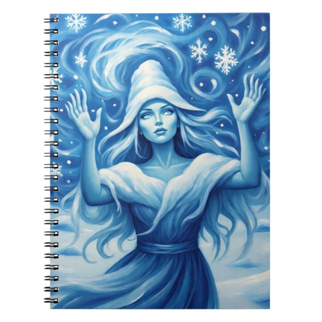 BlueWinterWitch  Notebook (Front)