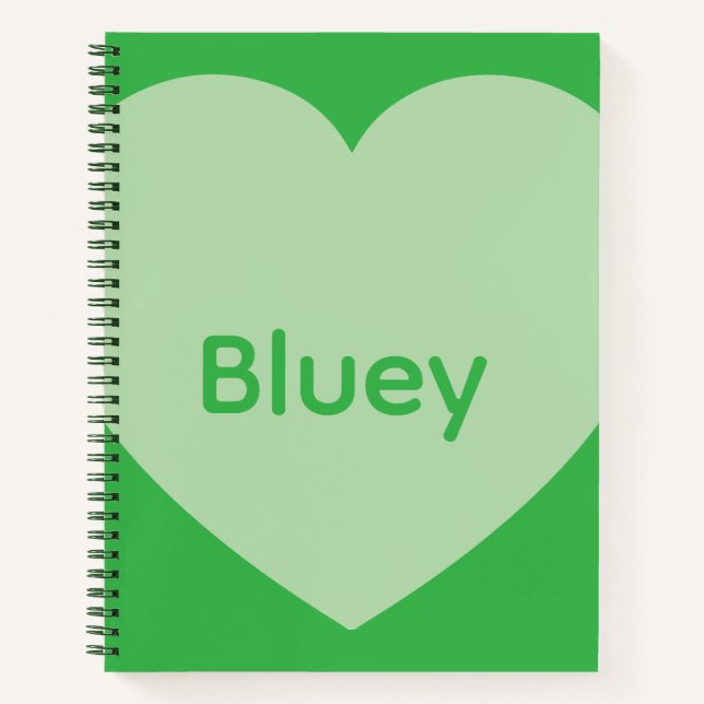 Bluey Hugs Notebook 2 Pearl (Front)